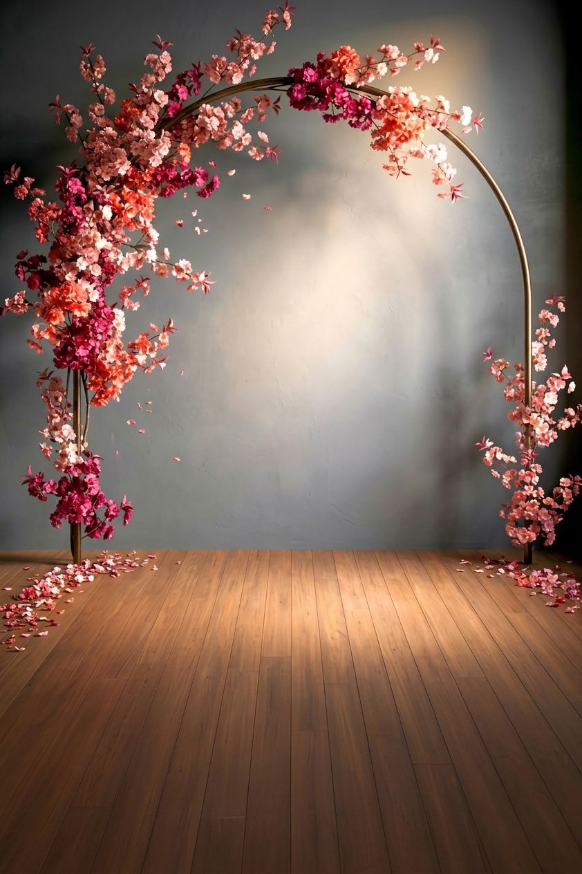 Blush Blossom Arch backdrop