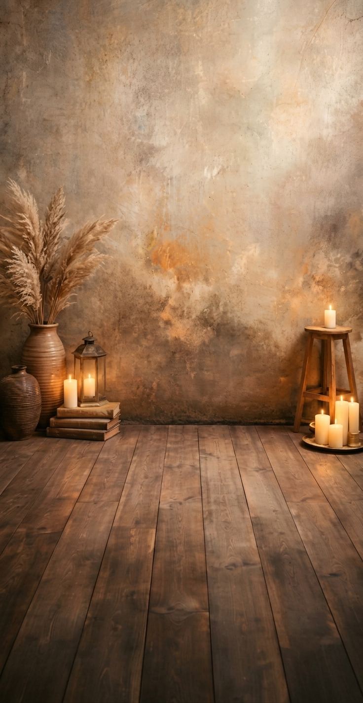 Earthy Lantern Setup backdrop