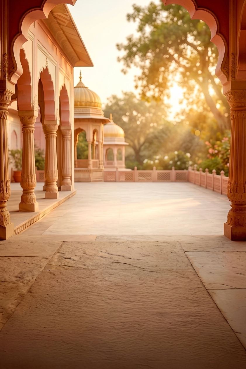 Golden Palace Courtyard backdrop