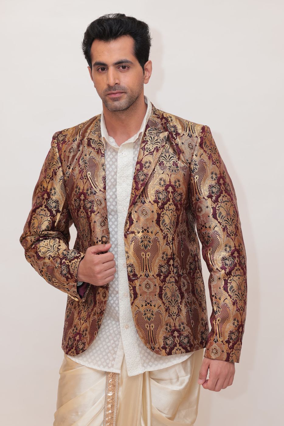 Patterned Blazer