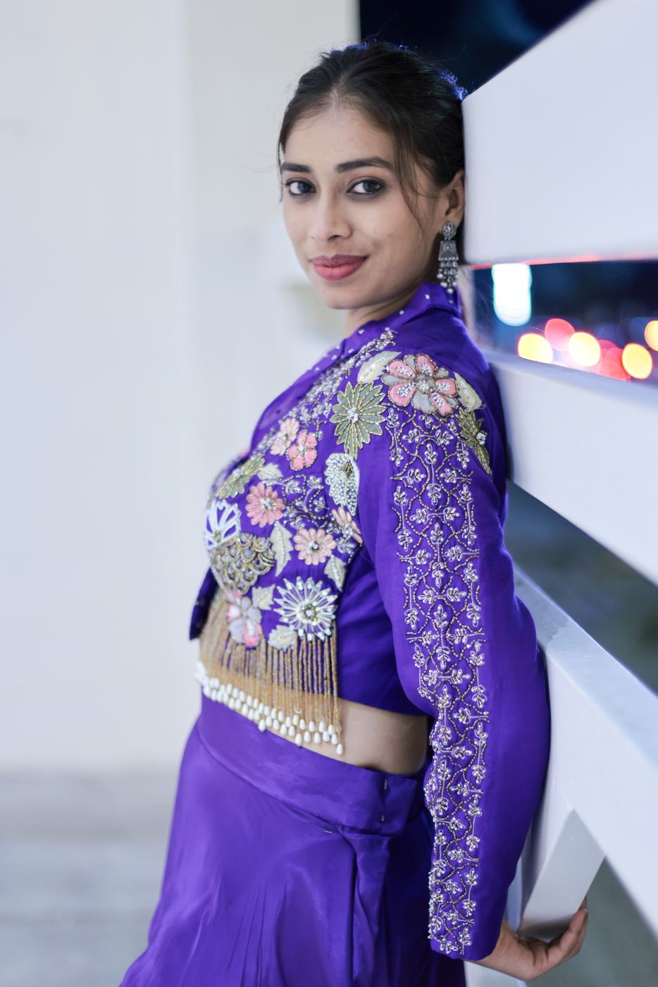 Purple Fashion Portrait