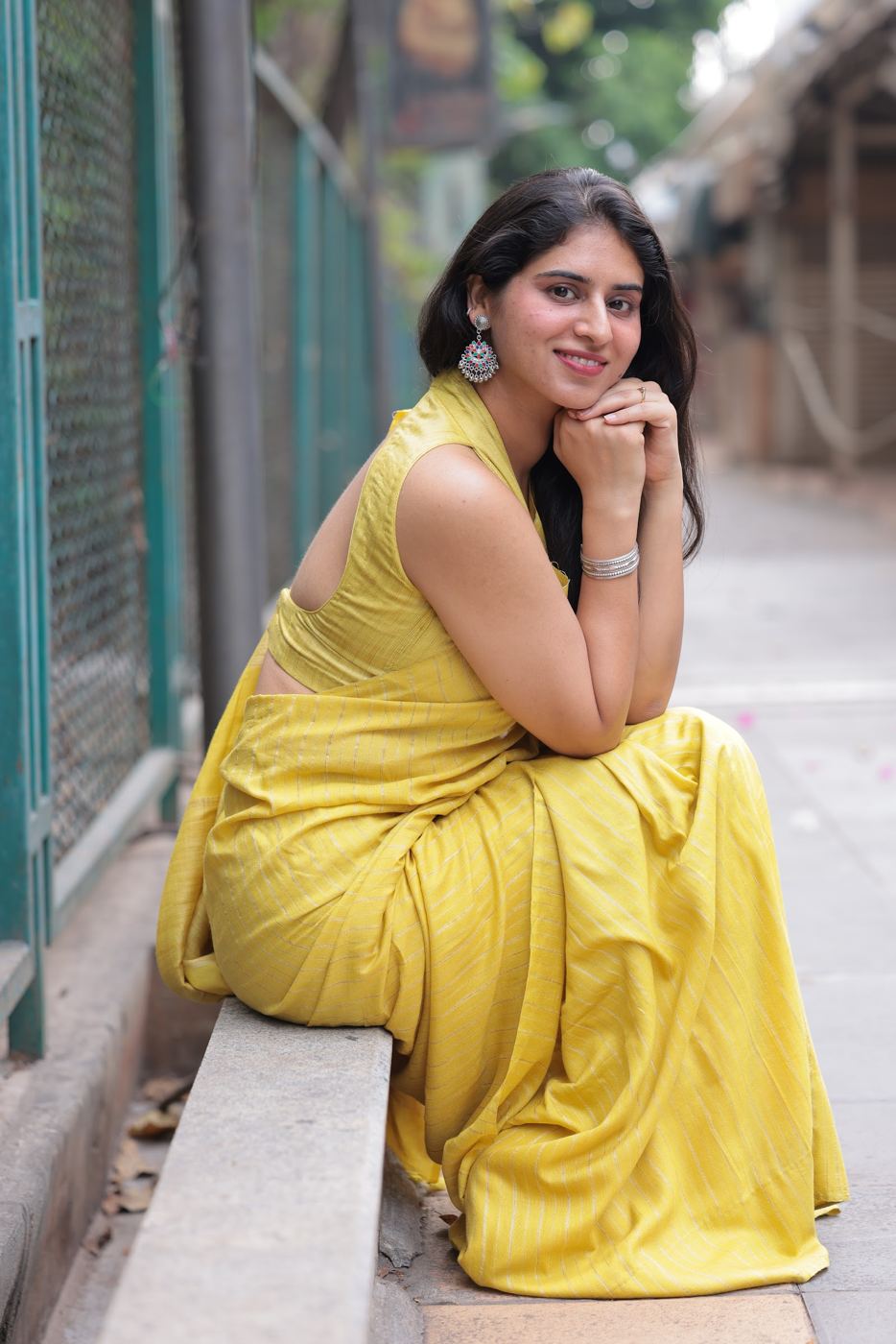 Yellow Saree